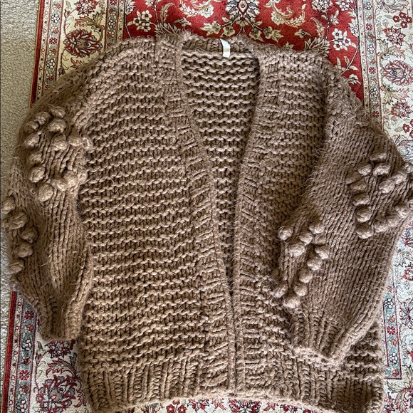 Anthropologie Clarissa Chunky Brown Cardigan by Raga - Picture 7 of 14
